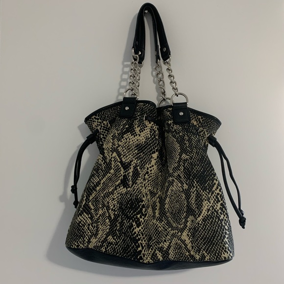 Express Handbags - Express Snakeskin Purse